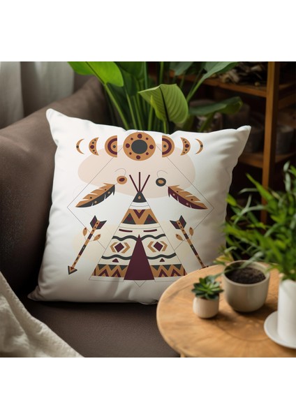 Düşkapanı Tasarımlı 4'lü Yastık Içi ve Kırlent Kılıfı 45CM 113814 fırsatları