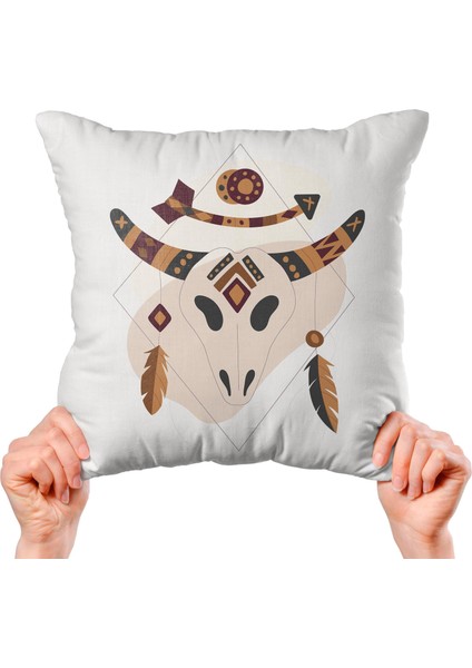 Düşkapanı Tasarımlı 4'lü Yastık Içi ve Kırlent Kılıfı 45CM 113814 indirimleri