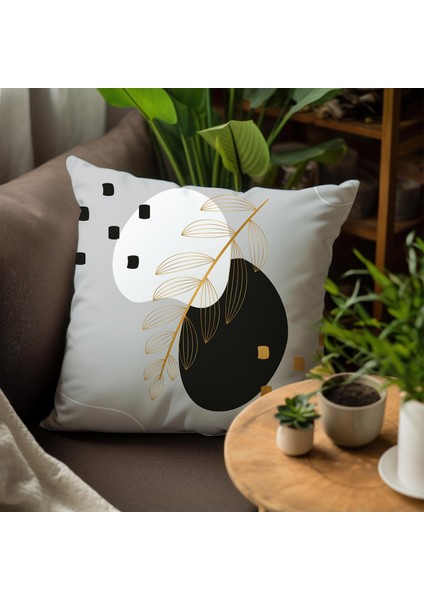 Çiçek Tasarımlı 4'lü Yastık Içi ve Kırlent Kılıfı 45CM 113831 fırsatları