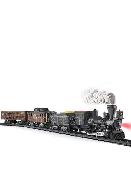 Buharlı Işıklı ve Sesli Classic Tren Seti - 135 cm