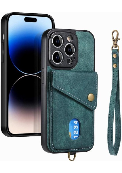 IPhone 14 Için Kılıf Pro Çok Fonksiyonlu Manyetik Kapatma Premium Deri (Yurt Dışından) modelleri