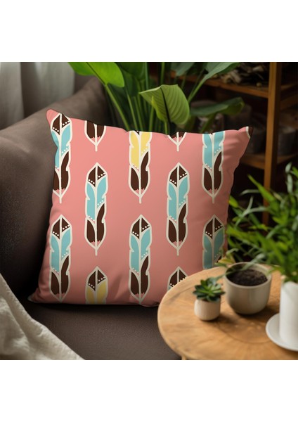 Çizgisel Tasarımlı 4'lü Yastık Içi ve Kırlent Kılıfı 45CM 113838 fırsatları