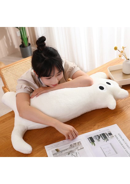 100 cm Sevimli Kedi Uzun Yastık Peluş Oyuncak Kız Doğum Günü Hediyesi (Yurt Dışından)