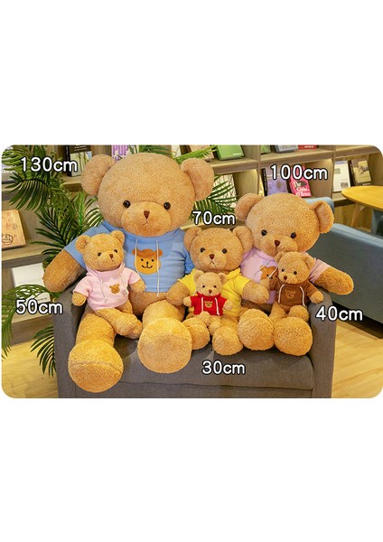Erkekler ve Kızlar Için 50 cm Teddy Bear Hugable Bear Peluş Oyuncak Hediye (Yurt Dışından)