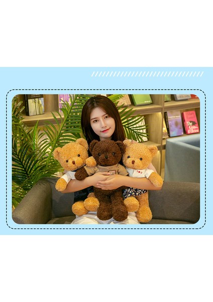 Erkekler ve Kızlar Için 50 cm Teddy Bear Hugable Bear Peluş Oyuncak Hediye (Yurt Dışından)