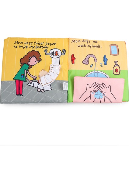 Kız ve Erkek Çocuklar Için Erken Çocukluk Eğitimi Peluş Oyuncaklar, Öğretim Bezi, Yırtılmaz, Yıkanabilir (Yurt Dışından) fırsatları