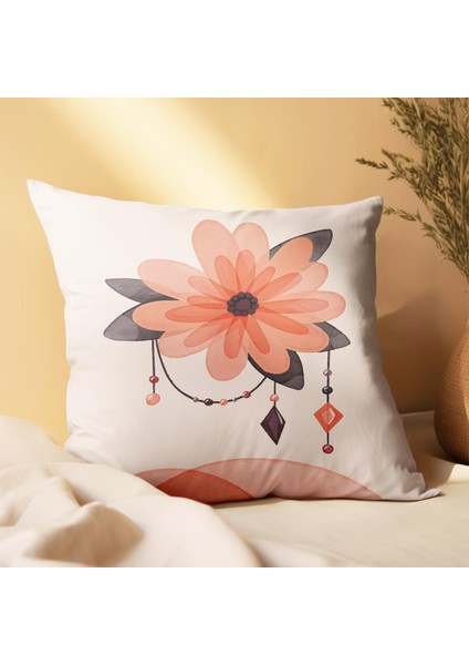 Çiçek Tasarımlı 4'lü Yastık Içi ve Kırlent Kılıfı 45CM 113812 modelleri