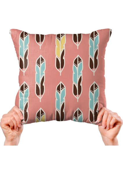 Çizgisel Tasarımlı 4'lü Yastık Içi ve Kırlent Kılıfı 45CM 113838 indirimleri