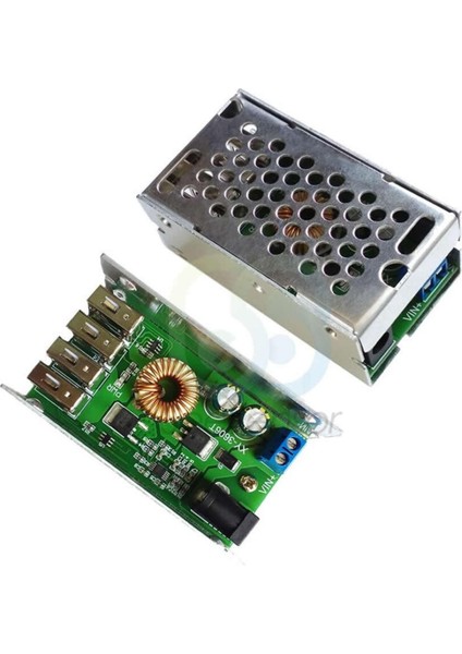 4 USB Port 5V 5A Voltaj Düşürücü Mobil Güç Kaynağı Cep Telefonu Tablet Powerbank 36V Step Down