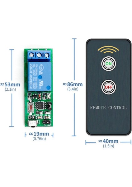 1 Kanal Ir Kumandalı 5V Röle Modül