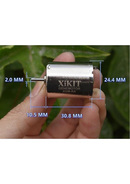 Xgm-Ra Dc Motor 2100 Rpm Micro Akım Nikel Kaplama Metal Fırça