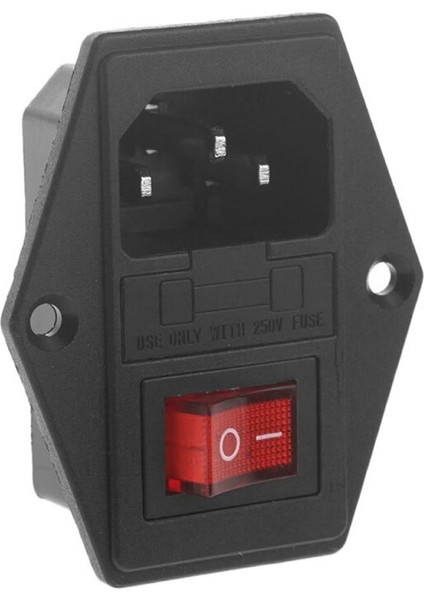 220V Erkek Power Soketi Sigorta Yuvalı ve Işıklı Açma Kapama Anahtarlı Kulaklıklı Montaj Tip indirimleri