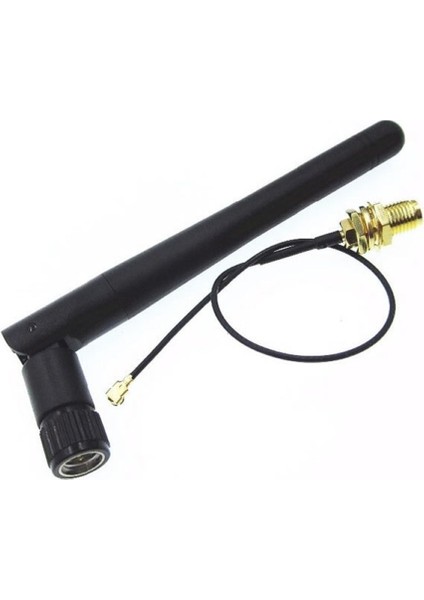2.4ghz 3dbi Wifi Anten Seti ESP8266 Sma + Ufl Soket 900MHZ 1800MHZ 2400GHZ Rf Esp-07 ESP32 Gsm Wifi