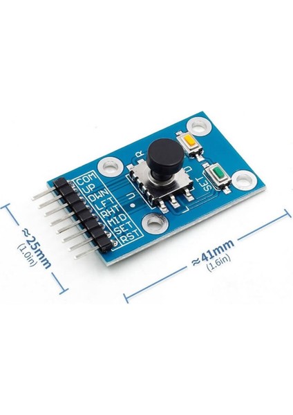 Navigasyon Joystick Modülü 4 Yön Joystick 3 Kullanıcı Butonu Keypad Tuş Takımı Kumanda