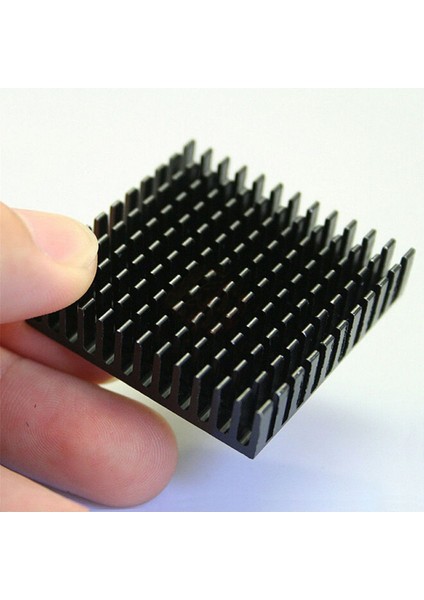 Aluminyum Soğutucu 4X4CM Altın Renk 40X40MM 143 Kanat Pasif Radyatör Peltier fiyatları