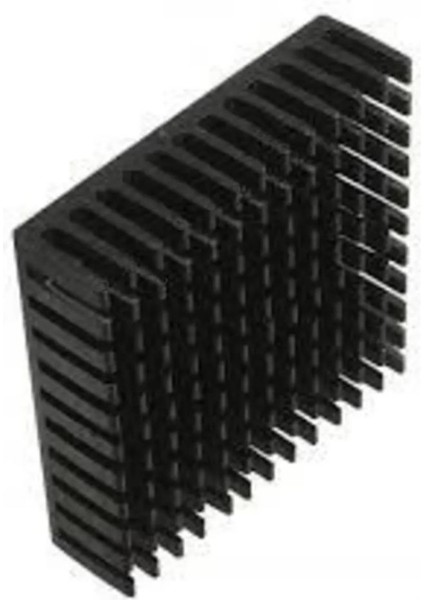 Aluminyum Soğutucu 4X4CM Altın Renk 40X40MM 143 Kanat Pasif Radyatör Peltier modelleri