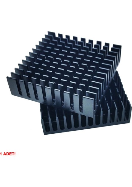 Aluminyum Soğutucu 4X4CM Altın Renk 40X40MM 143 Kanat Pasif Radyatör Peltier indirimleri