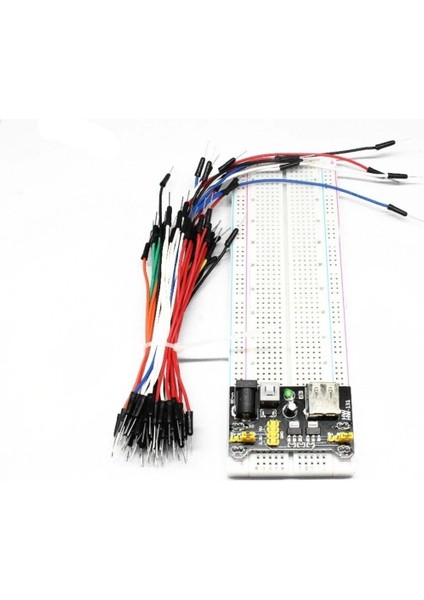 Breadboard Seti - MB-102 + 65 Parça Kablo Seti + Bb. Güç Kaynağı modelleri