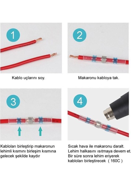 SST-S11 Lehim Halkalı Daralan Makaron Seti Yapışkan Mühür fırsatları