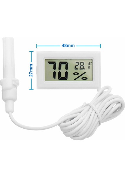 Mini Nem Sıcaklık Ölçer Ekran Dijital Termometre Kuluçka Sera Depo Ev Oda Ofis Medikal Panel Montaj fiyatları