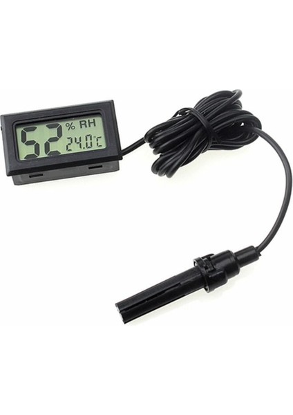 Mini Nem Sıcaklık Ölçer Ekran Dijital Termometre Kuluçka Sera Depo Ev Oda Ofis Medikal Panel Montaj fırsatları