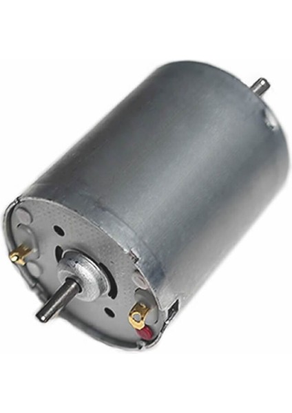 RS370 Karbon Fırçalı Dc Motor Dual Çift Milli Dc 12V / 24V 13500 Rpm Rc Ucak Rc Bot Oyuncak Araba