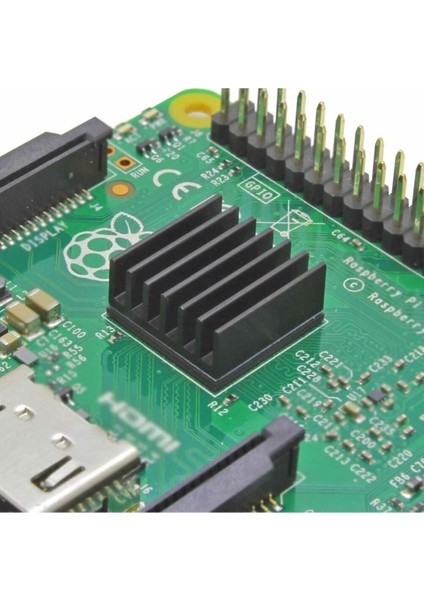 14X14X6MM Aluminyum Soğutucu Siyah M3 Yapıştırma Etiketli Raspberry Xbox Chipset Ekran Kartı Ram