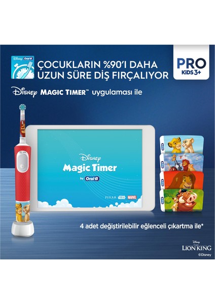 Pro Kids The Lion King Şarjlı Diş Fırçası