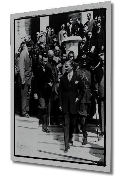Dekoratif Dikey Gazi Mustafa Kemal Atatürk Duvar Tablo Ahşap Dikdörtgen Tablo fırsatları