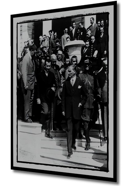 Dekoratif Dikey Gazi Mustafa Kemal Atatürk Duvar Tablo Ahşap Dikdörtgen Tablo indirimleri