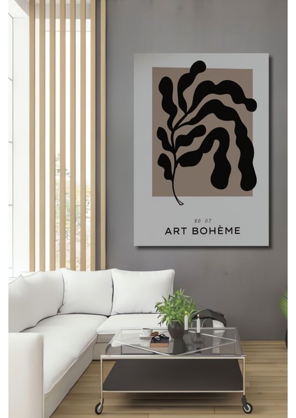 Ahşap Bohem Duvar Tablosu Modern Tablo Tablo Çerçeve Görünümlü Dikey Duvar Dekorasyon Tablosu
