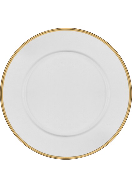 Dalia 24 Ayar Altın Yaldızlı 28 cm Cam Tabak 9-01080010