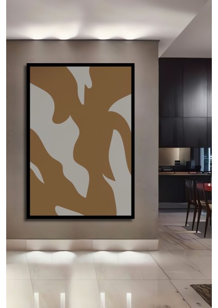 Ahşap Bohem Duvar Tablosu Modern Tablo Tablo Çerçeve Görünümlü Dikey Duvar Dekorasyon Tablosu