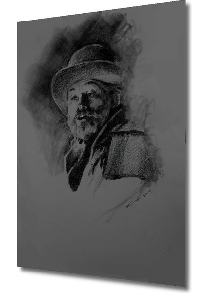 Dekoratif Dikey Karakalem Sanat Duvar Tablo Ahşap Dikdörtgen Tablo fırsatları