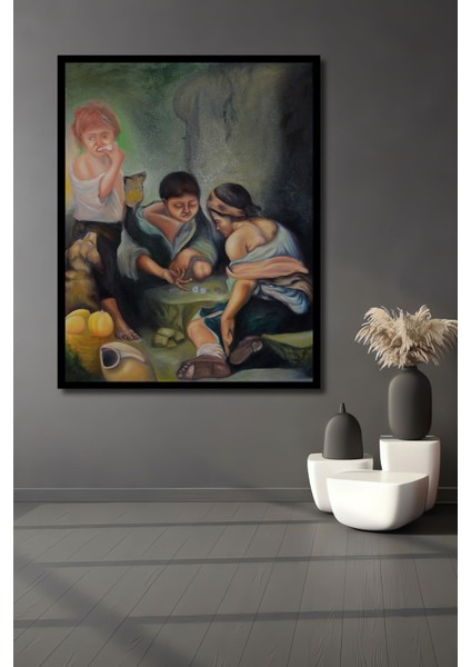 Dekoratif Dikey Modern Sanat Duvar Tablo Ahşap Dikdörtgen Tablo fiyatları