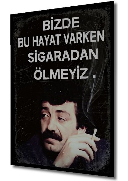 Dekoratif Tablo Müslüm Gürses Retro Ahşap Poster Çerçeve Görünümlü Dikey Duvar Dekorasyon Tablosu modelleri