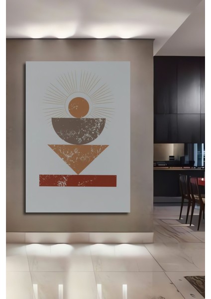 Dekoratif Ahşap Tablo Bohem Art Premium Table Çerçeve Görünümlü Dikey Duvar Dekorasyon Tablosu fiyatları