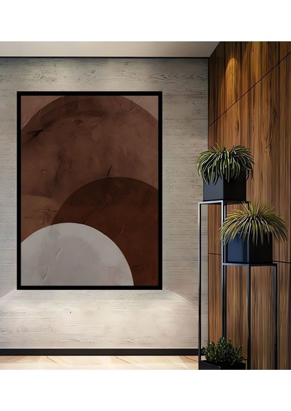 Coffee Abstract Toned,gerçek Ahşap Tablo,yüksek Kaliteli Çerçeve Görünümlü Dikey Duvar Tablo
