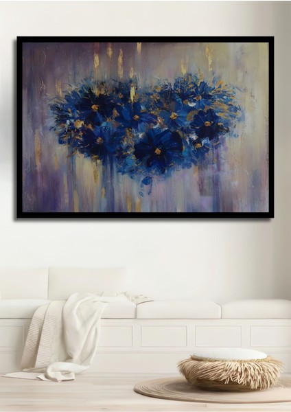 Dekoratif Yatay Modern Sanat Duvar Tablo Ahşap Dikdörtgen Tablo