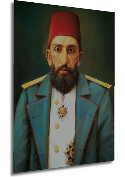 Dekoratif Dikey Sultan Abdulhamid Duvar Tablo Ahşap Dikdörtgen Tablo modelleri