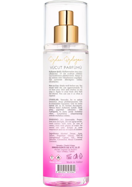 Özden Özdoğan Kadın Body Mist 150ML