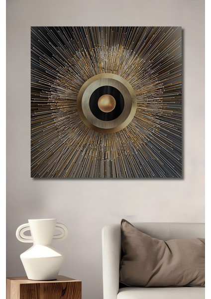 Modern Lüks Altın Geometrik Soyut Ahşap Tablo Çerçeve Görünümlü Dikey Duvar Dekorasyon Tablosu fiyatları