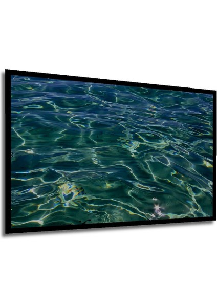 Dekoratif Yatay Okyanusun Ortasındaki Su Duvar Tablo Ahşap Dikdörtgen Tablo fırsatları