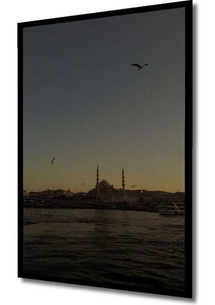 Dekoratif Dikey Istanbul Manzara Duvar Tablo Ahşap Dikdörtgen Tablo indirimleri