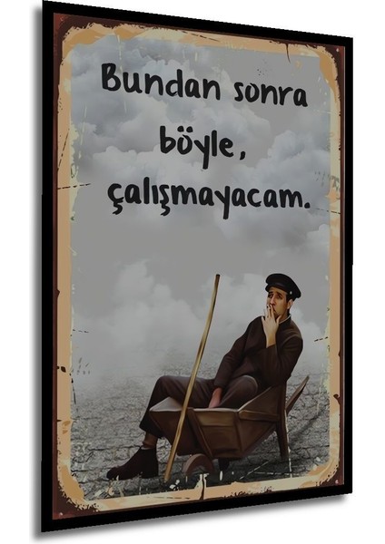 Dekoratif Tablo Kemal Sunal Yeşilçam Retro Çerçeve Görünümlü Dikey Duvar Dekorasyon Tablosu fırsatları