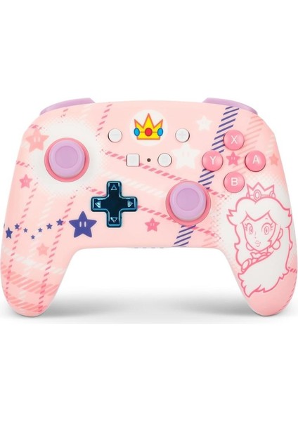 Nintendo Switch Kablosuz Pro Controller Princess Peach Edition Lisanslı