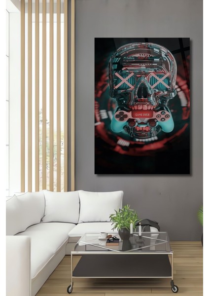 Game Over Yazılı Ahşap Tablo,duvar Dekorasyonu,ev Dekorasyon Ürünleri,ofis Tablo Dikey Duvar Tablo fiyatları