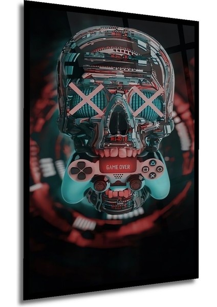 Game Over Yazılı Ahşap Tablo,duvar Dekorasyonu,ev Dekorasyon Ürünleri,ofis Tablo Dikey Duvar Tablo fırsatları