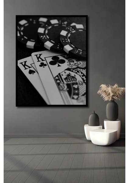 Dekoratif Dikey Double Papaz Poker Çipleri Duvar Tablo Ahşap Dikdörtgen Tablo fiyatları
