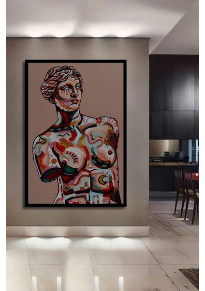 Dekoratif Dikey Modern Sanat Heykel Duvar Tablo Ahşap Dikdörtgen Tablo fiyatları